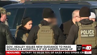 Gov. Healey issues new guidance to Mass. schools and hospitals if ICE agents show