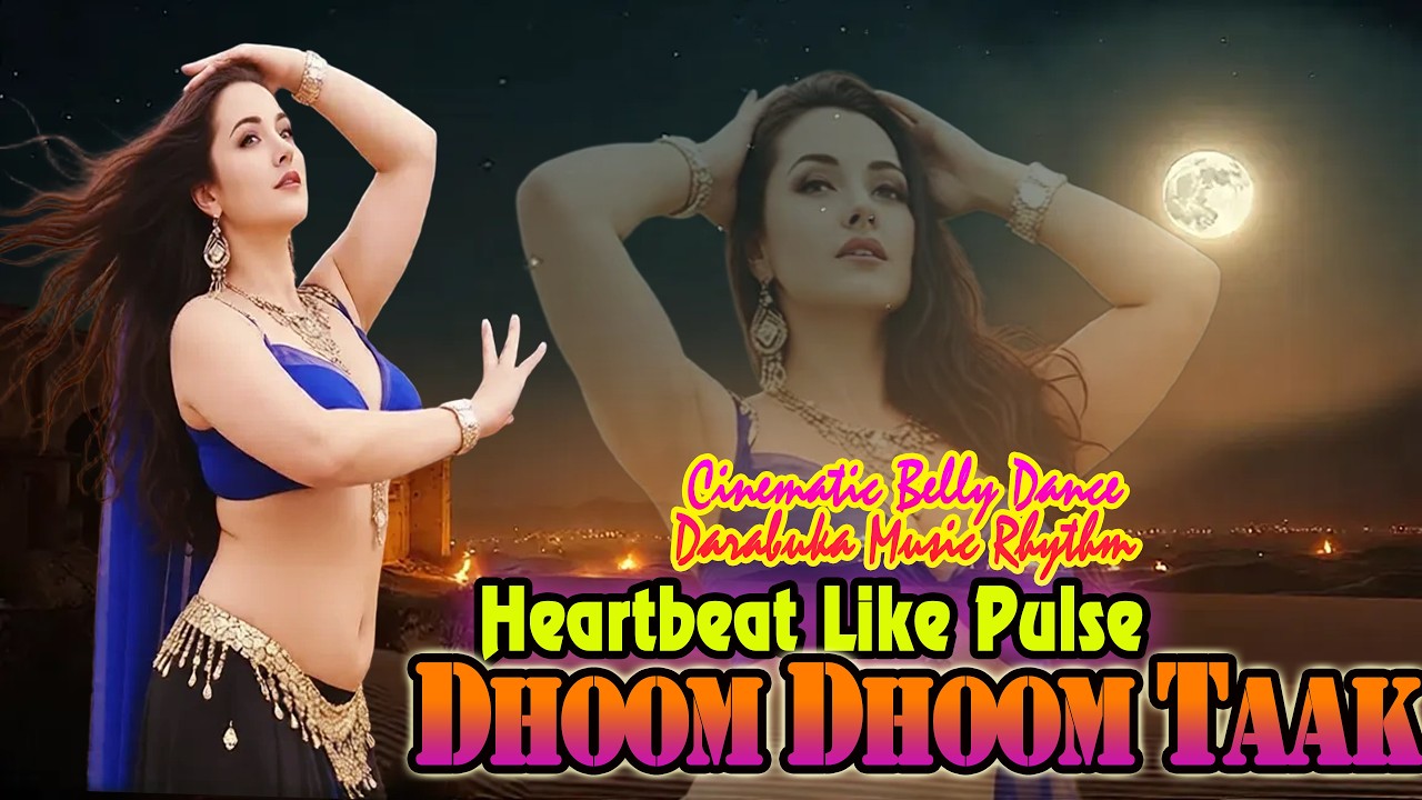 Dhoom Dhoom Taak | Heartbeat Like Pulse | Cinematic Belly Dance Darabuka Rhythm
