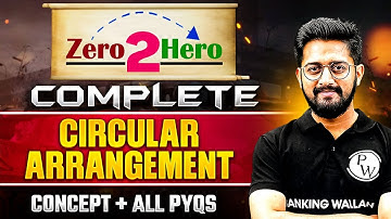 Circular Arrangement in One Shot | Zero 2 Hero | Circular Arrangement Reasoning PYQs | Sachin Sir