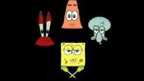 queen albums portrayed by spongebob