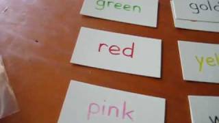 Christmas - Reading activity: Match color words with Christmas presents bows. screenshot 4