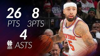 Jose Alvarado 26 pts 8 threes 4 asts vs Sixers 25/26 season