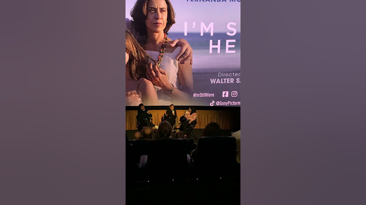 Fernanda Torres talks about the film I'm Still Here