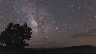 Timelapse from twilight to milky way until the dew took over