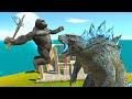 Huge vs Tiny Kaiju vs King Kong – Who Wins?! | Animal Revolt Battle Simulator