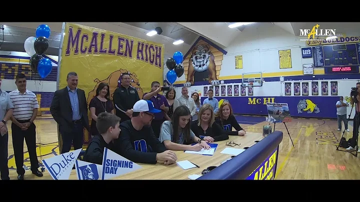 Hannah Kelly signed to Duke University! | McAllen ...