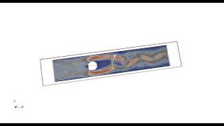 Flow past cylinder - Lattice Boltzmann Method