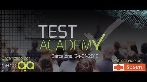 Test Academy 2018 - Derk Jan de Grood