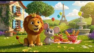 Le Lion Et La Souris Chanson Pour Enfants En Français Cantamundos Fable Désope