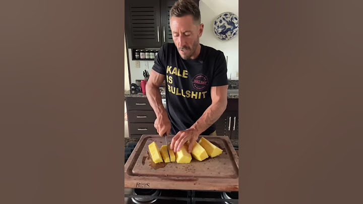 How I cut a pineapple