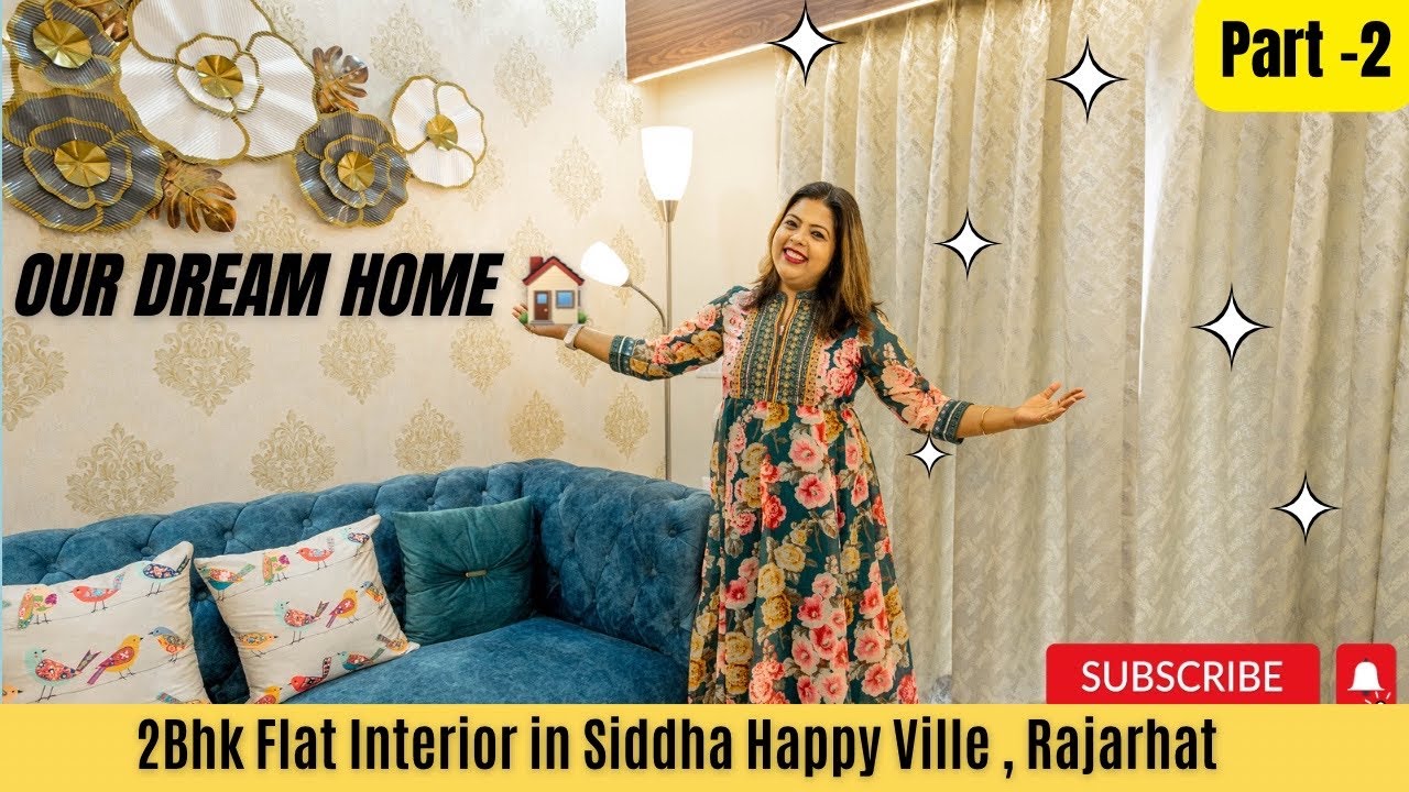 Part-2 | 2BHK Flat Interior Tour in Kolkata | Best 2BHK Flat Interior ...