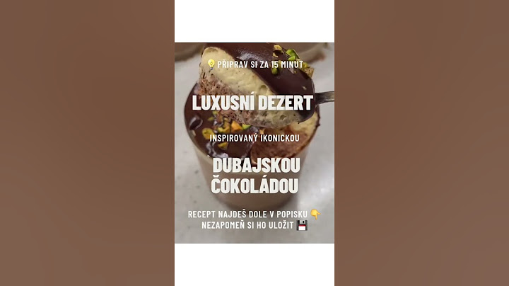 Luxusní čokoládová pěna s pistáciemi 🤩💚 Recept i s postupem najdeš v komentáři 👇 #dubaichocolate