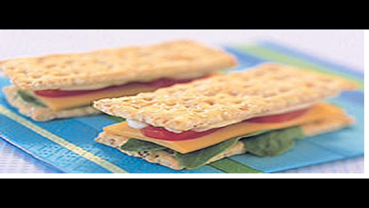 Cracker sandwich recipe I Healthy and Tasty I Crazy Fabric YouTube