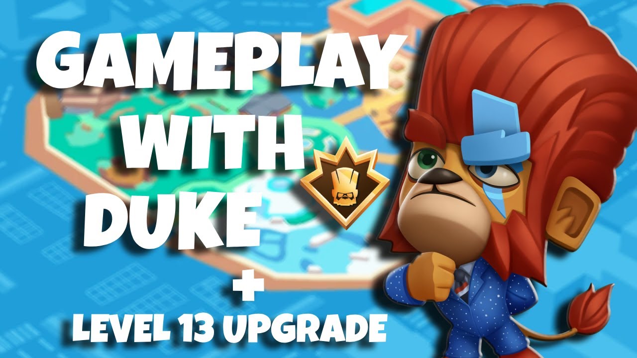 Zooba duke lvl 13 upgrade + primal instinct on duke gameplay | ZOOBA