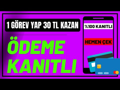 1 GÖREV YAP 30 TL PARA KAZAN - PARA KAZANDIRAN UYGULAMA! - [İnternetten Para Kazama 2022]