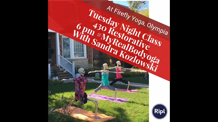 Tuesday Night Class 430 Restorative 6 pm #MyRealBo...