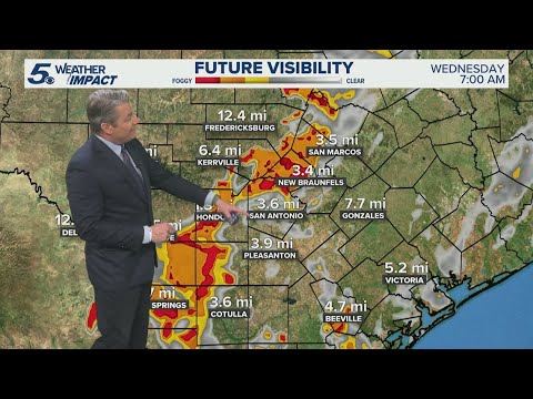 Patchy fog expected Wednesday morning | KENS 5 Weather Impact Forecast ...