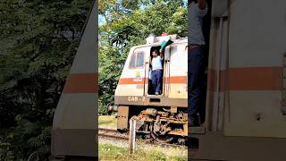 Assistantlocopilot leaving from station on time 👮 #locopilot #pilot #railway #service #shyam_hembra