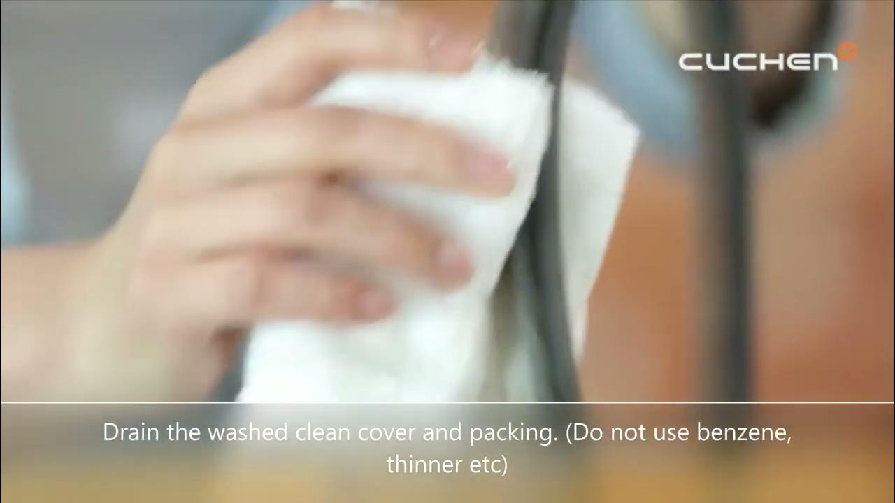 Cuchen Rice Cooker How to Replace Lower Rubber Packing in IH Pressure