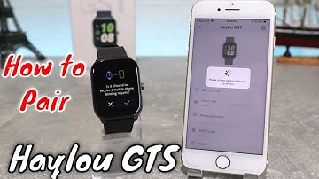 How to pair Haylou GTS to iphone with Haylou Fun IOS App