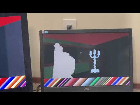 RP2040 Doom Development: Early untextured game play