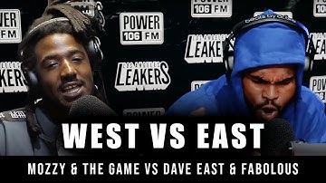 Mozzy x Dave East x Fabolous x The Game - West vs East (Back to Back Freestyle)