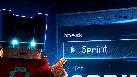 How to SET a Sprint KEY In MINECRAFT Bedrock Edition for New Players!