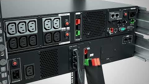 CyberPower New Professional Rackmount UPS Incl. EBM for 4-Post Rack Product Installation Tutorial