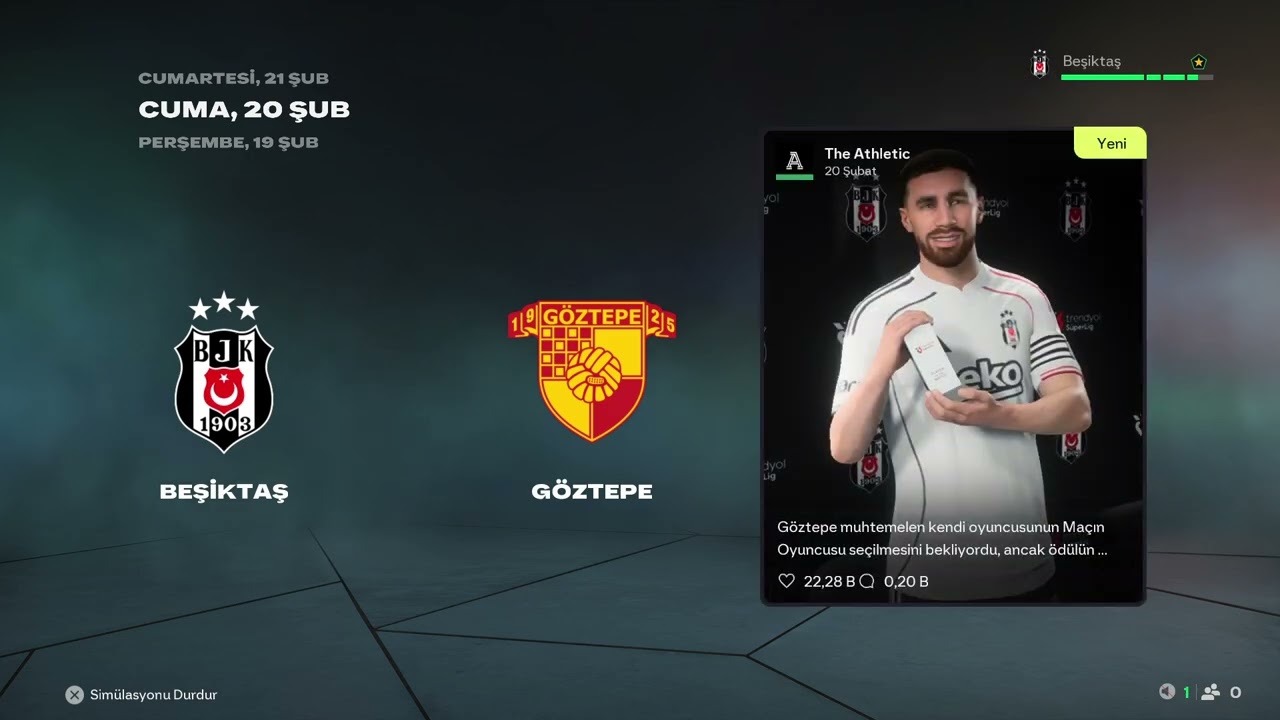 Beşiktaş ile 1 Sezon