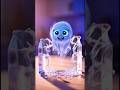 Ice Cube Ghost Monster Appeared 🧊👻 | AI Animation #aifood #foodmonster #trending #foodshorts