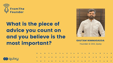 What is the piece of advise you believe is the most important? | From The Founder | #nocode