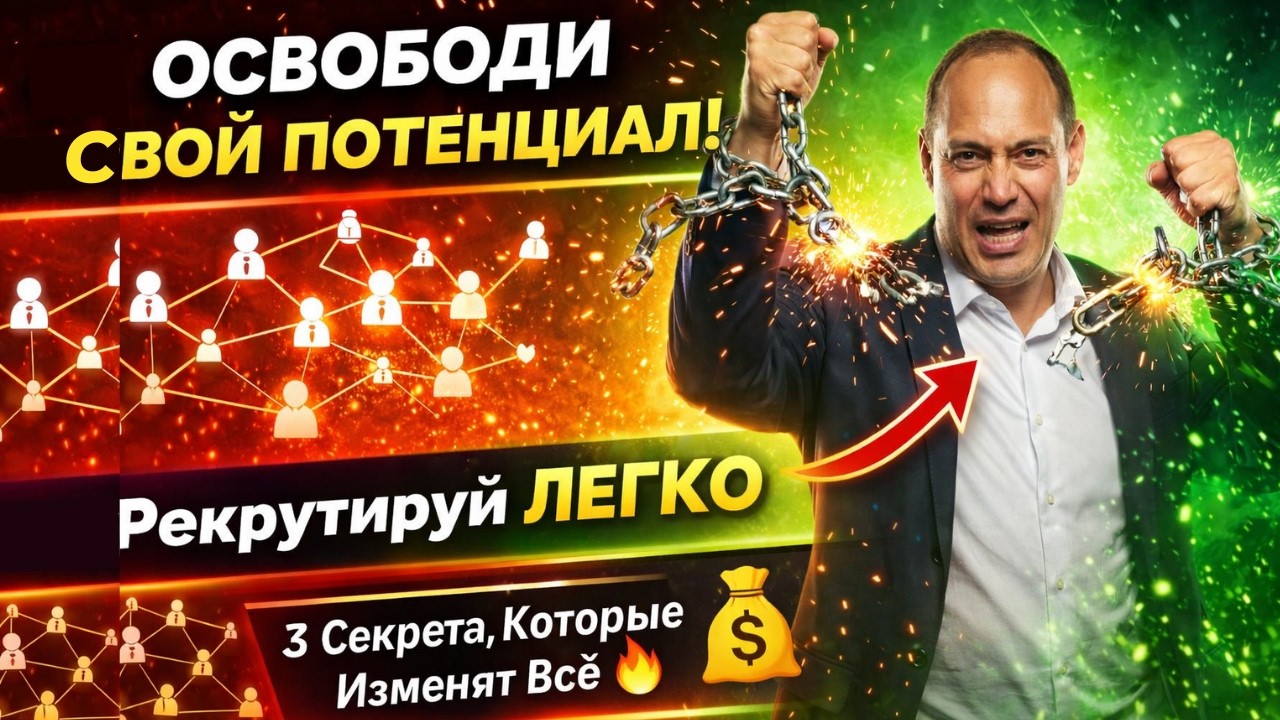 🔥 Тренинг: Как выбирать себе лучших партнёров в команду, а не упрашивать? Скрытые барьеры успеха