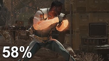 MK11 ▰ Jax 58% Combo [Hunker Down]