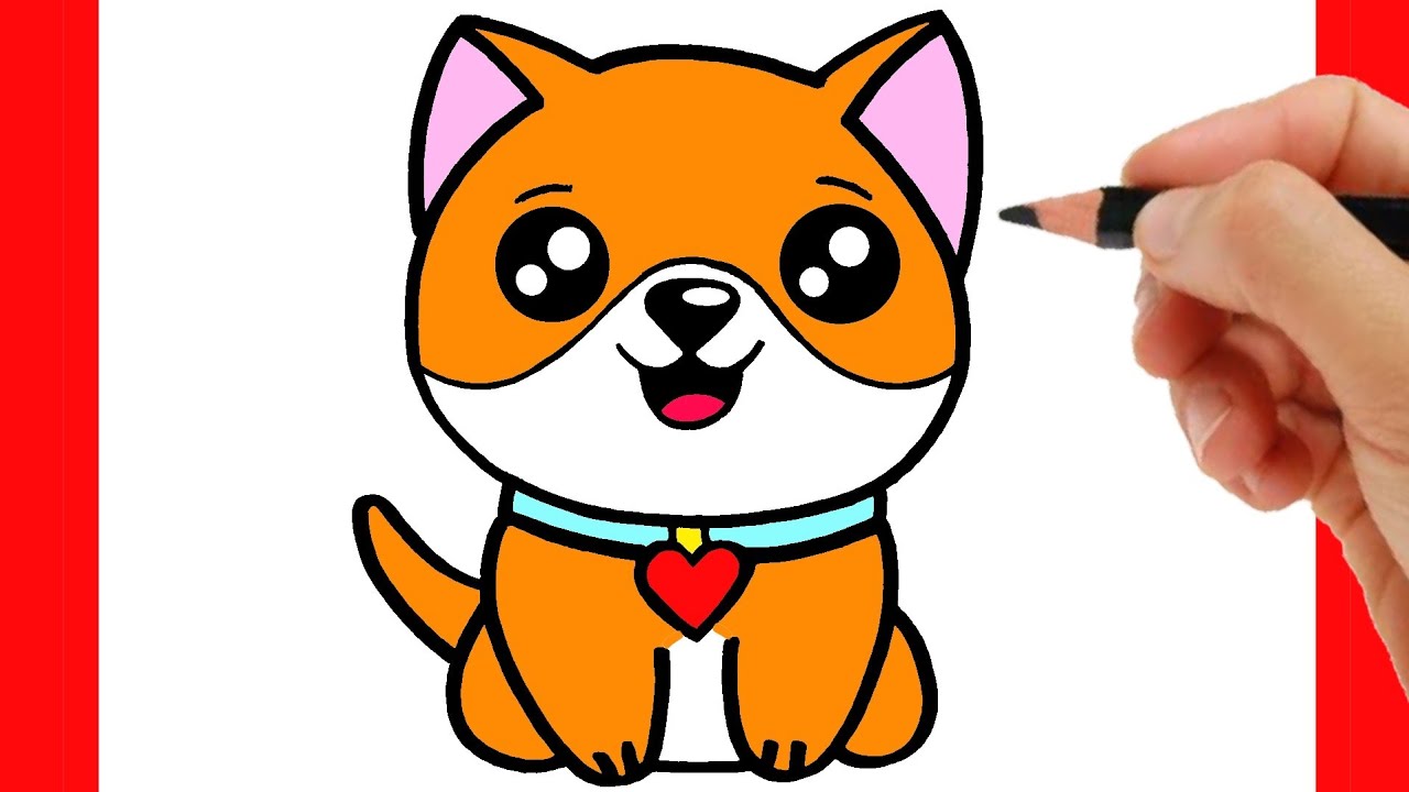 Como desenhar um Cachorro kawaii  Dica de Desenho - Instinto Mangaka