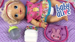 Feeding Baby Alice Wets n Wiggles Doll for Valentines Day ️