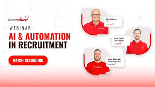 Famous Webinar recording: AI & Automation in Recruitment - TalentAdore Hire Net Worth