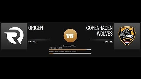 Origen vs Copenhagen Wolves Academy | S5 Spring EUCS Finals - Game 3