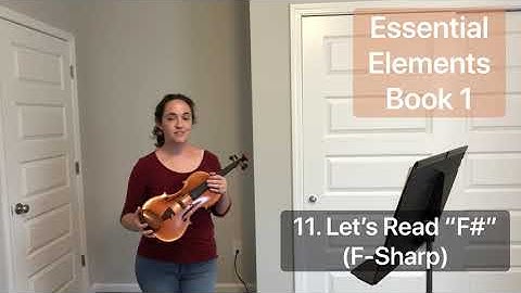 11. Let’s Read “F#” (Essential Elements Book 1) play along