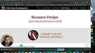 GVSD Course Development HUB- #3 Intro to Resource Design