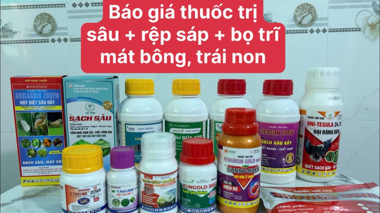 Thuốc đặc trị SÂU + RỆP SÁP + BỌ TRĨ mát bông, trái non #thuoctrusau #bọtrĩ #rệpsáp #0939421598 