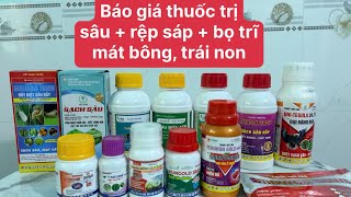 Thuốc đặc trị SÂU + RỆP SÁP + BỌ TRĨ mát bông, trái non #thuoctrusau #bọtrĩ #rệpsáp #0939421598 