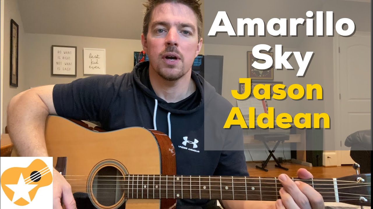 Amarillo Sky | Jason Aldean | Beginner Guitar Lesson