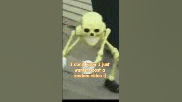 I just wanted to post a random video