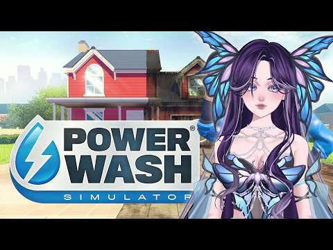 【POWERWASH SIMULATOR】 cleaning and chat! ft. @Kiuious