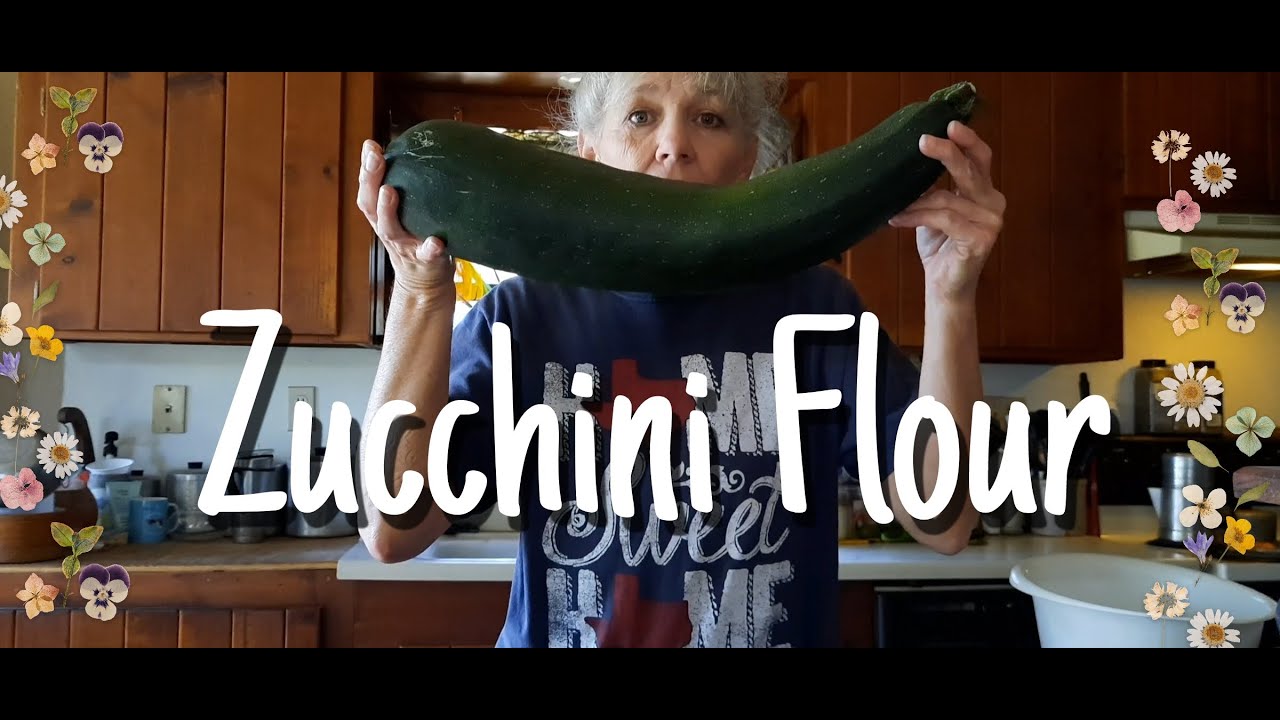 Zucchini Flour How to Make It YouTube