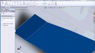 SolidWorks Unfold Surfaces