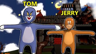 TOM AND JERRY NEEDS TO ESCAPE EPIC GHOST CASTLE in HUMAN FALL FLAT