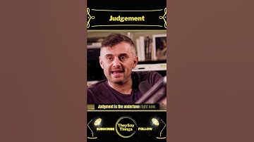 GaryVee, Judgement #shorts #youtubeshorts #garyvee #judgement #podcast #viral #fyp #fypシ #gary #vee