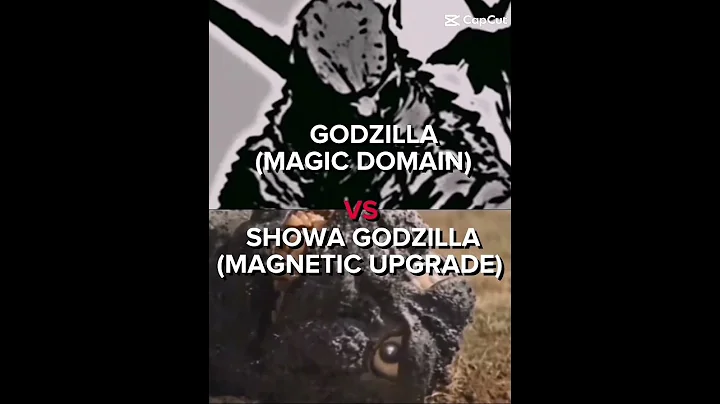 Godzilla(magic domain) vs showa godzilla (magnetic upgrade)/enjoy the video