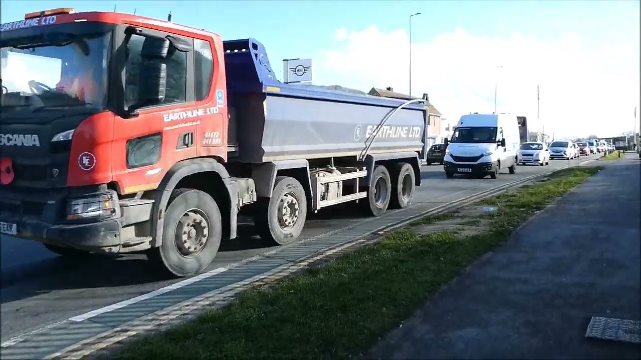 trucks in blackbird leys & cowley area of the BMW works